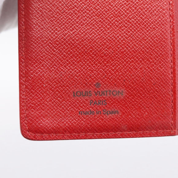 LOUIS VUITTON Epi Agenda PM Day Planner Cover Red R20057 LV Auth BA15220