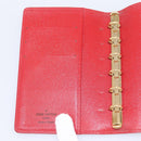 LOUIS VUITTON Epi Agenda PM Day Planner Cover Red R20057 LV Auth BA15220-14