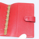 LOUIS VUITTON Epi Agenda PM Day Planner Cover Red R20057 LV Auth BA15220-15