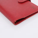 LOUIS VUITTON Epi Agenda PM Day Planner Cover Red R20057 LV Auth BA15220-9
