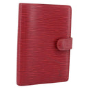 LOUIS VUITTON Epi Agenda PM Day Planner Cover Red R20057 LV Auth BA15221-1