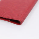 LOUIS VUITTON Epi Agenda PM Day Planner Cover Red R20057 LV Auth BA15221-15