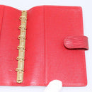LOUIS VUITTON Epi Agenda PM Day Planner Cover Red R20057 LV Auth BA15221-19