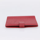 LOUIS VUITTON Epi Agenda PM Day Planner Cover Red R20057 LV Auth BA15221-3