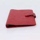 LOUIS VUITTON Epi Agenda PM Day Planner Cover Red R20057 LV Auth BA15221-6