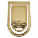 LOUIS VUITTON Pansavie Porto Address Money Clip metal Gold M64690 Auth BA15222-2