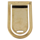 LOUIS VUITTON Pansavie Porto Address Money Clip metal Gold M64690 Auth BA15222-3