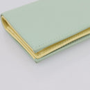 GUCCI GG Marmont Bifold Wallet Leather Green 790055 Auth BA15223M-16