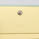 GUCCI GG Marmont Bifold Wallet Leather Green 790055 Auth BA15223M-18