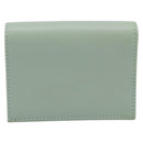 GUCCI GG Marmont Bifold Wallet Leather Green 790055 Auth BA15223M-2