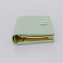 GUCCI GG Marmont Bifold Wallet Leather Green 790055 Auth BA15223M-3