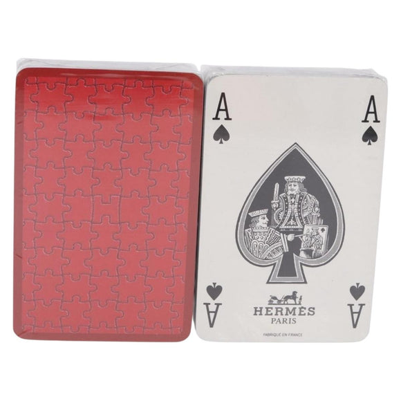 HERMES Playing Cards paper Blue Red Auth BA15227M
