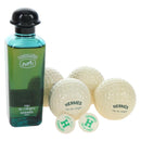 HERMES Eau de Cologne Golf Set perfume Leather White Auth BA15228V-1