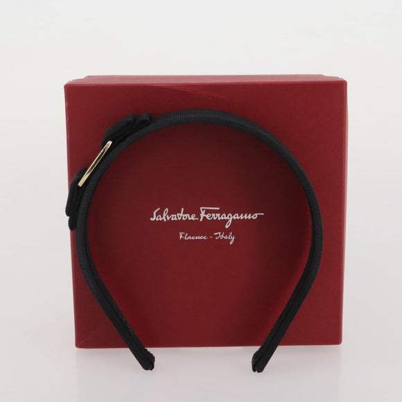 Salvatore Ferragamo Vala Katyusha Canvas Black Auth BA15229