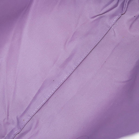 BVLGARI Logo Mania Tote Bag Canvas Beige Auth BA1523