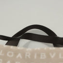 BVLGARI Logo Mania Tote Bag Canvas Beige Auth BA1523-14