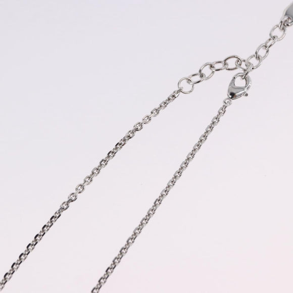 Christian Dior Necklace metal Silver Auth BA15231M