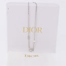 Christian Dior Necklace metal Silver Auth BA15231M-17