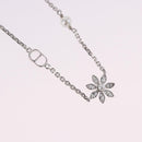 Christian Dior Necklace metal Silver Auth BA15231M-3