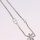 Christian Dior Necklace metal Silver Auth BA15231M-4