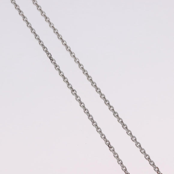 Christian Dior Necklace metal Silver Auth BA15231M