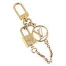 LOUIS VUITTON Micro Charm LV Padlock Charm metal Gold M01555 LV Auth BA15232V-1