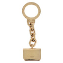 CELINE Triomphe Bag Charm metal Gold Auth BA15233V-3