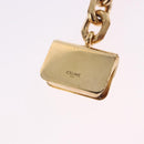 CELINE Triomphe Bag Charm metal Gold Auth BA15233V-7