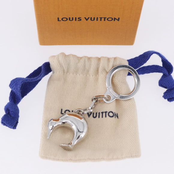 LOUIS VUITTON Porte ClesLV Cup Key Holder metal Silver LV Auth BA15234V