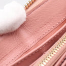 Christian Dior Lady Dior Long Wallet Patent leather Pink Auth BA15236V-23