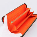 LOUIS VUITTON Monogram Graffiti Zippy Long Wallet Orange M93711 LV Auth BA15238-13