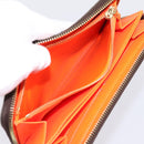 LOUIS VUITTON Monogram Graffiti Zippy Long Wallet Orange M93711 LV Auth BA15238-18