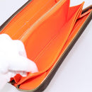 LOUIS VUITTON Monogram Graffiti Zippy Long Wallet Orange M93711 LV Auth BA15238-19