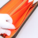 LOUIS VUITTON Monogram Graffiti Zippy Long Wallet Orange M93711 LV Auth BA15238-20