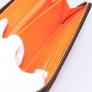 LOUIS VUITTON Monogram Graffiti Zippy Long Wallet Orange M93711 LV Auth BA15238-21