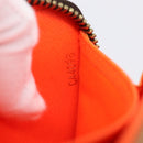 LOUIS VUITTON Monogram Graffiti Zippy Long Wallet Orange M93711 LV Auth BA15238-23