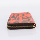 LOUIS VUITTON Monogram Graffiti Zippy Long Wallet Orange M93711 LV Auth BA15238-4