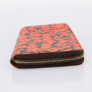 LOUIS VUITTON Monogram Graffiti Zippy Long Wallet Orange M93711 LV Auth BA15238-5