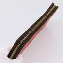 LOUIS VUITTON Monogram Graffiti Zippy Long Wallet Orange M93711 LV Auth BA15238-6