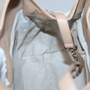 BVLGARI Chandra Hand Bag Canvas Beige Auth BA1524-19