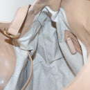 BVLGARI Chandra Hand Bag Canvas Beige Auth BA1524-20