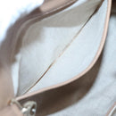 BVLGARI Chandra Hand Bag Canvas Beige Auth BA1524-22