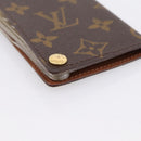 LOUIS VUITTON Monogram Porto Cartes Crdit Pression Card Case M60937 Auth BA15240-15