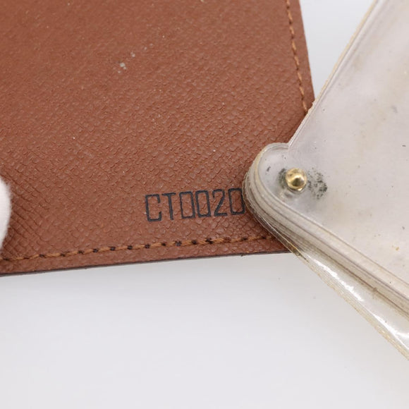 LOUIS VUITTON Monogram Porto Cartes Crdit Pression Card Case M60937 Auth BA15240