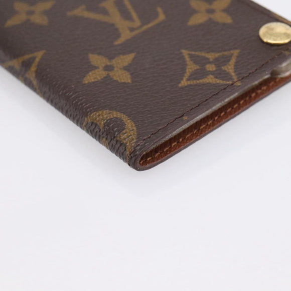 LOUIS VUITTON Monogram Porto Cartes Crdit Pression Card Case M60937 Auth BA15240