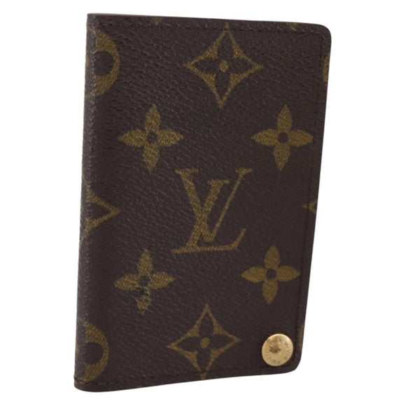 LOUIS VUITTON Monogram Porto Cartes Crdit Pression Card Case M60937 Auth BA15241