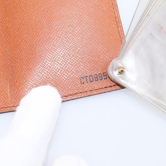 LOUIS VUITTON Monogram Porto Cartes Crdit Pression Card Case M60937 Auth BA15241