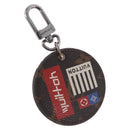LOUIS VUITTON Monogram Porte Cles Round Monogram Logo Charm M68300 Auth BA15242-1