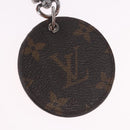 LOUIS VUITTON Monogram Porte Cles Round Monogram Logo Charm M68300 Auth BA15242-6