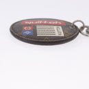 LOUIS VUITTON Monogram Porte Cles Round Monogram Logo Charm M68300 Auth BA15242-9